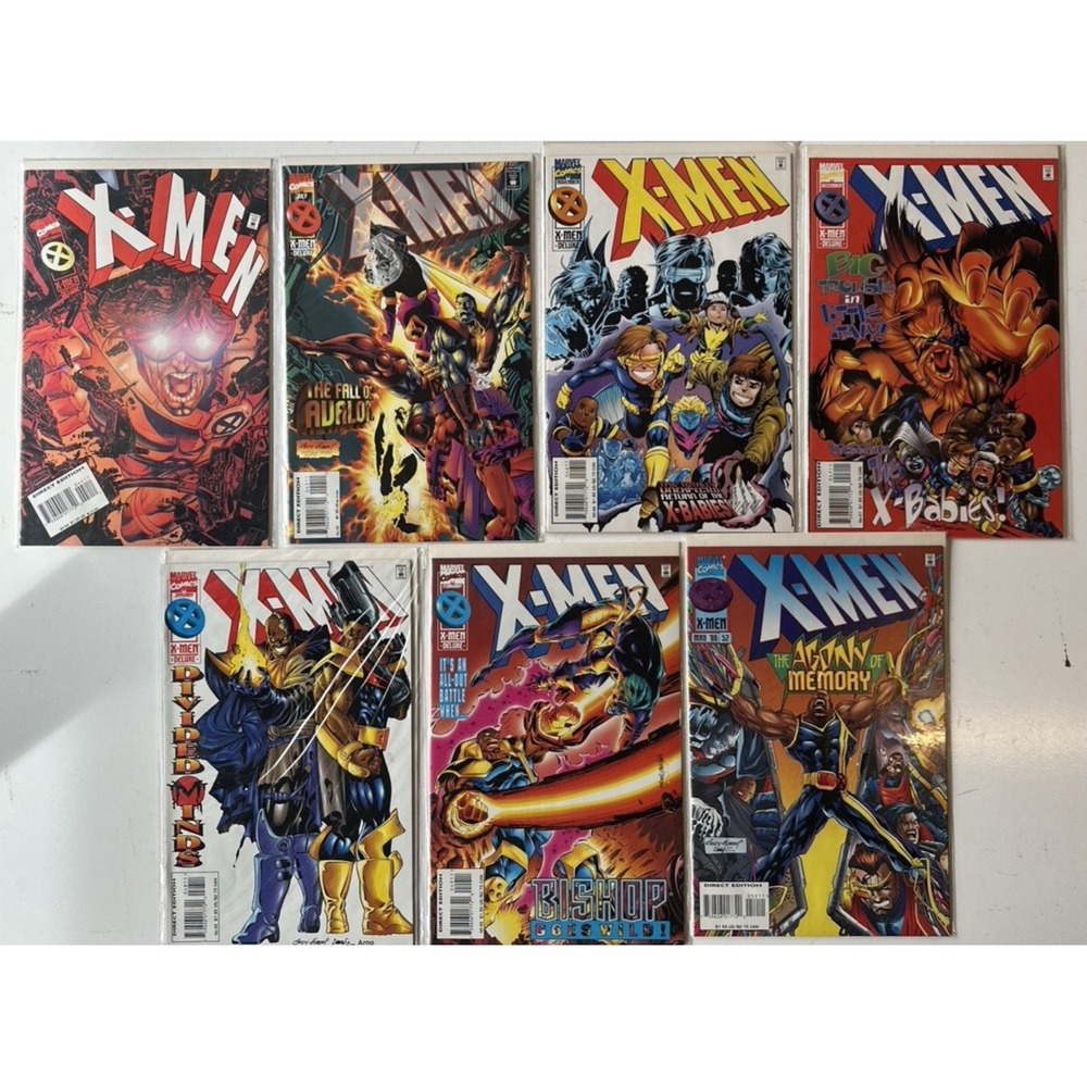 Marvel Comics X-Men Lot 41, 42, 46, 47, 48, 49, 52 NM 1st Print (C6)